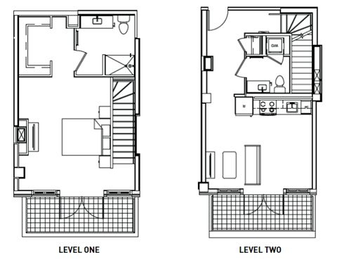 A13D Floor Plan at Madison House, Washington, Washington
